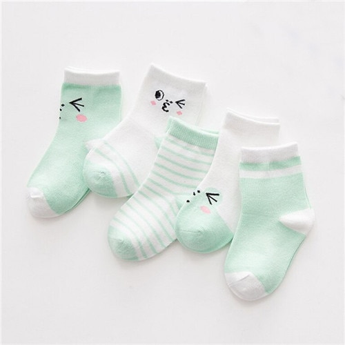 Cotton Striped Toddler Socks